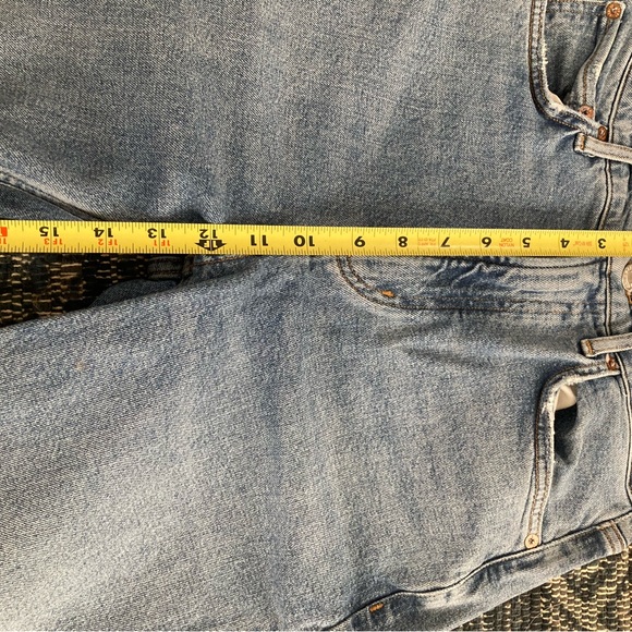 Agolde Light Wash Straight-Leg Jeans - Picture 7 of 8